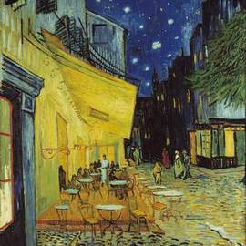 Puzzle 1000 Van Gogh, Nočná terasa kaviarne