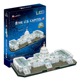 Puzzle 3D LED Capitol