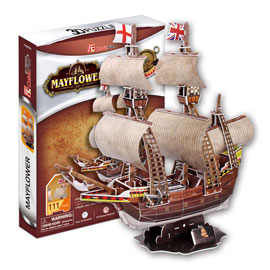 Puzzle 3D Loď Mayflower