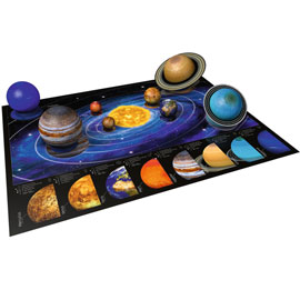 Puzzle 3D Planetárna sústava