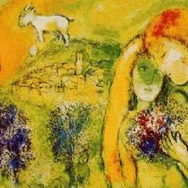 Puzzle 500 Chagall, Milenci