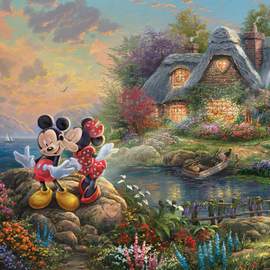 Puzzle 1000 Disney, Mickey&Minnie